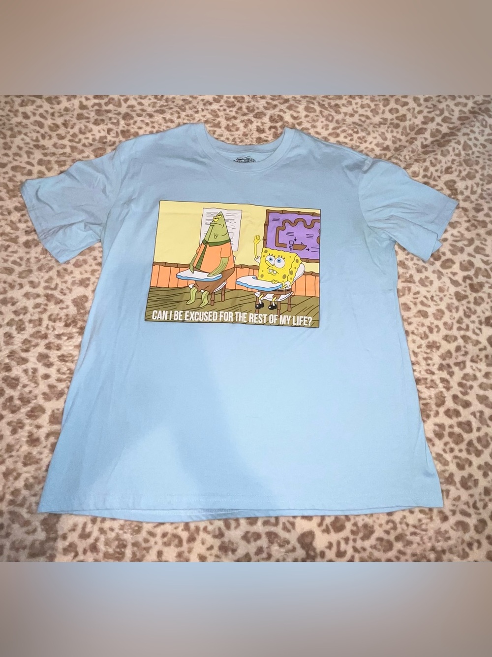 SpongeBob Graphic Tee - Light Blue